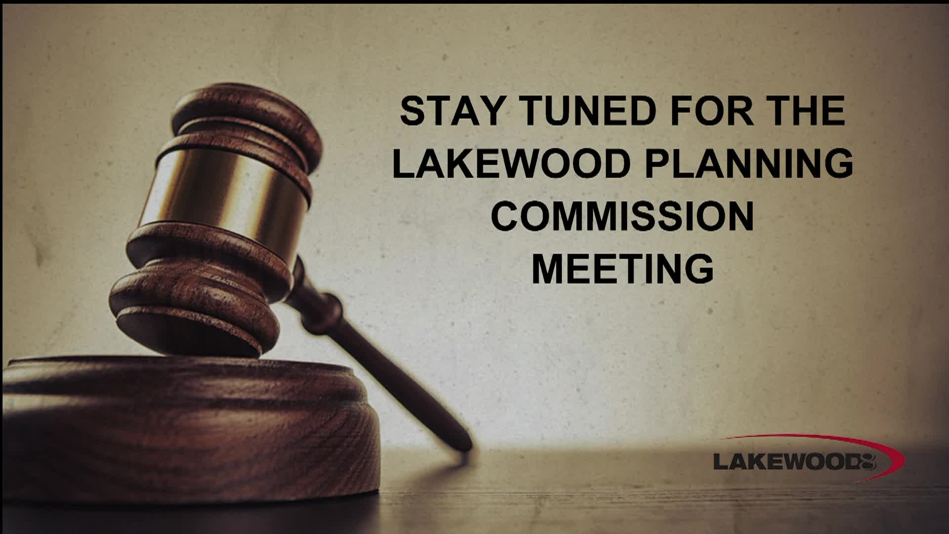 Thumbnail image for  07-08-2025 Lakewood Planning Commission Meeting Video