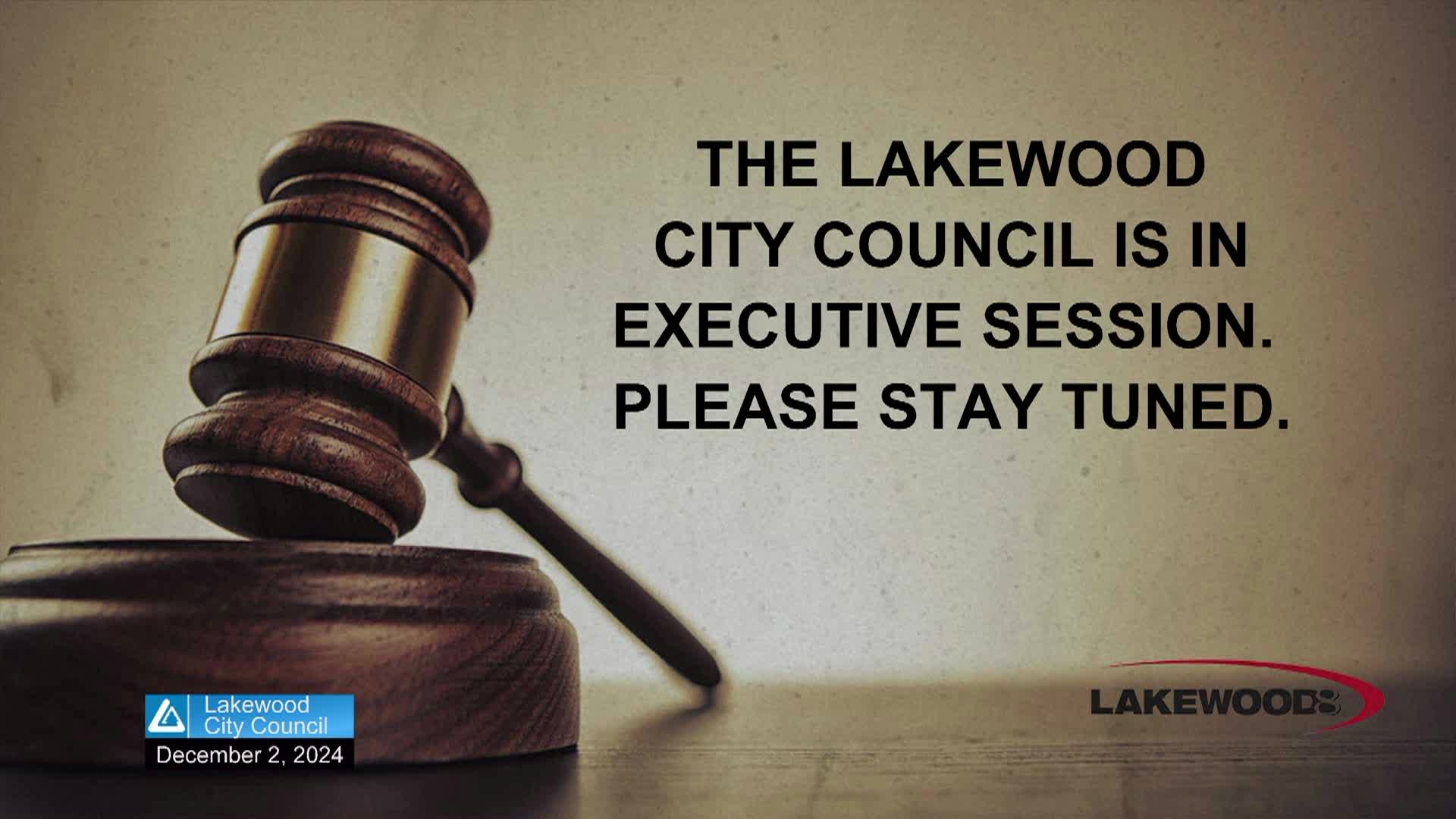 Thumbnail image for 12-02-2024 Lakewood City Council Special Meeting and Study Session Meeting Video