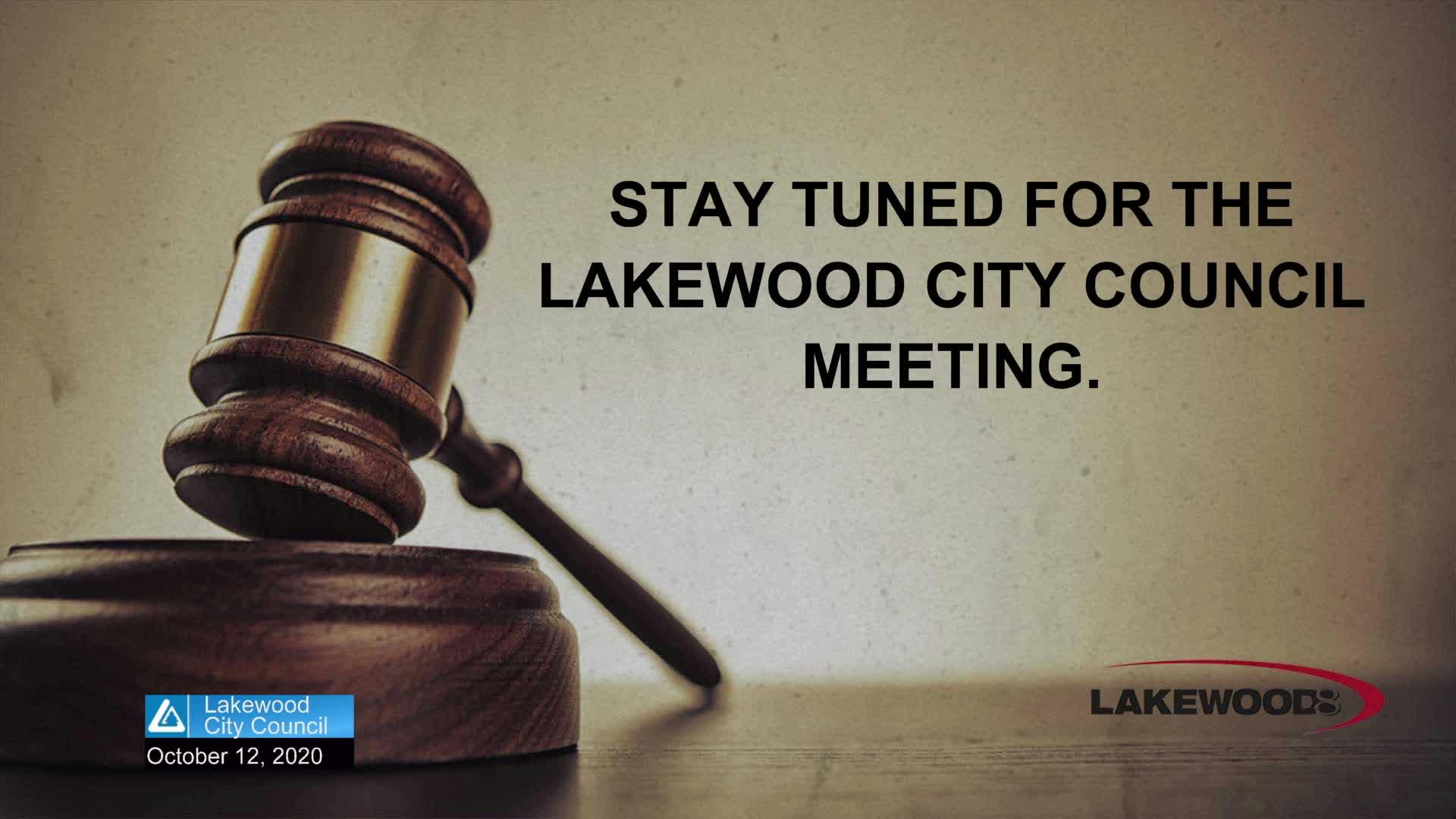 Thumbnail image for 10-12-2020 Lakewood City Council Meeting Video